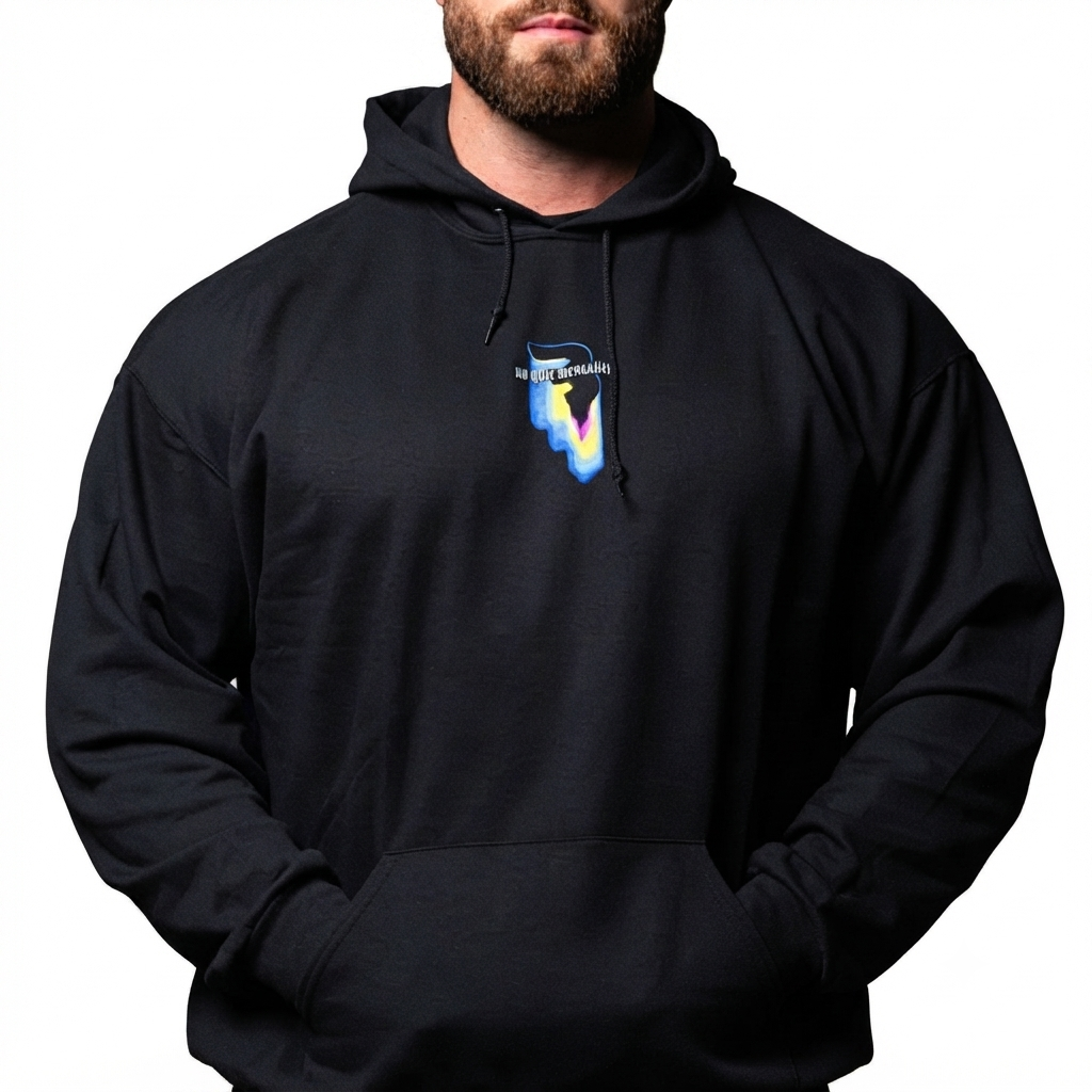Chris Bumstead Hoodies – Chromatic No Quit Mentality Pullover Hoodie