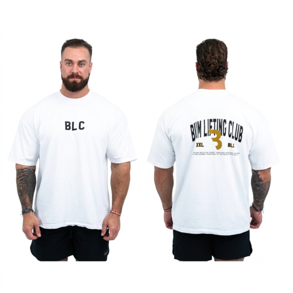 Chris Bumstead T-Shirts – Bum Lifting Club BLC White T-shirt