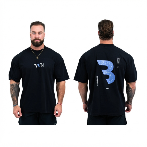 Chris Bumstead T-Shirts – Bumstead B Blue Light Classic T-shirt