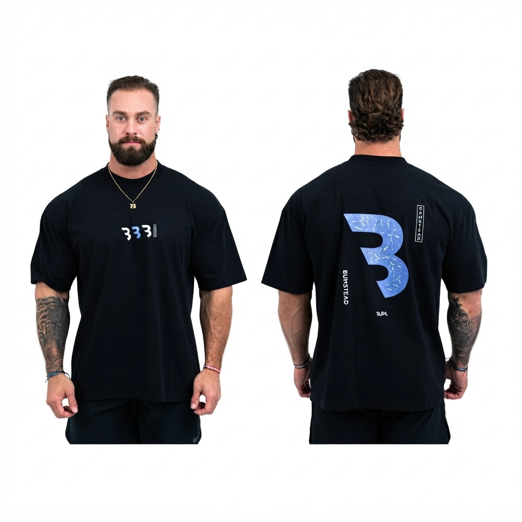 Chris Bumstead T-Shirts – Bumstead B Blue Light Classic T-shirt