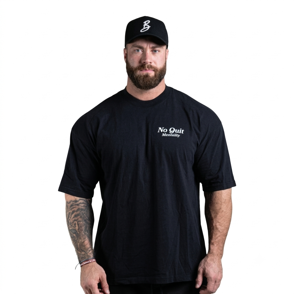 Chris Bumstead T-Shirts – No Quit Mentality Classic T-shirt 1