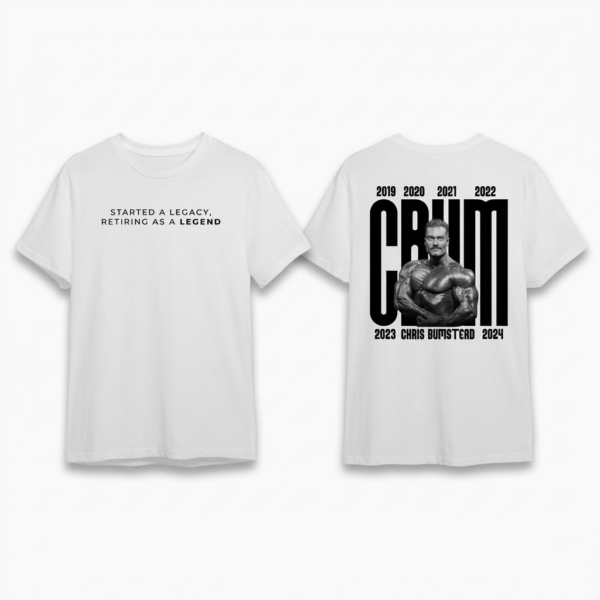 Chris Bumstead T-shirts – CBUM Legacy White Classic T-shirt