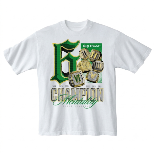 Chris Bumstead T-shirts – 6 Peat Champion Mentality T-shirt