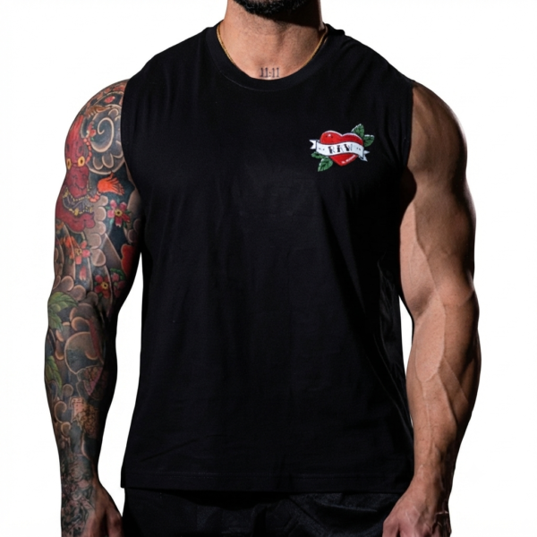 Chris Bumstead Tank Tops – Vintage Heart Muscle Tank Top
